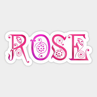 rose T-shirt Sticker